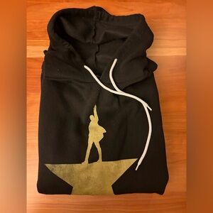 HAMILTON Official Black Hoodie Size Adult Medium